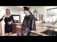 MOM KNOWS HOW TO REWARD GRADUATED SON